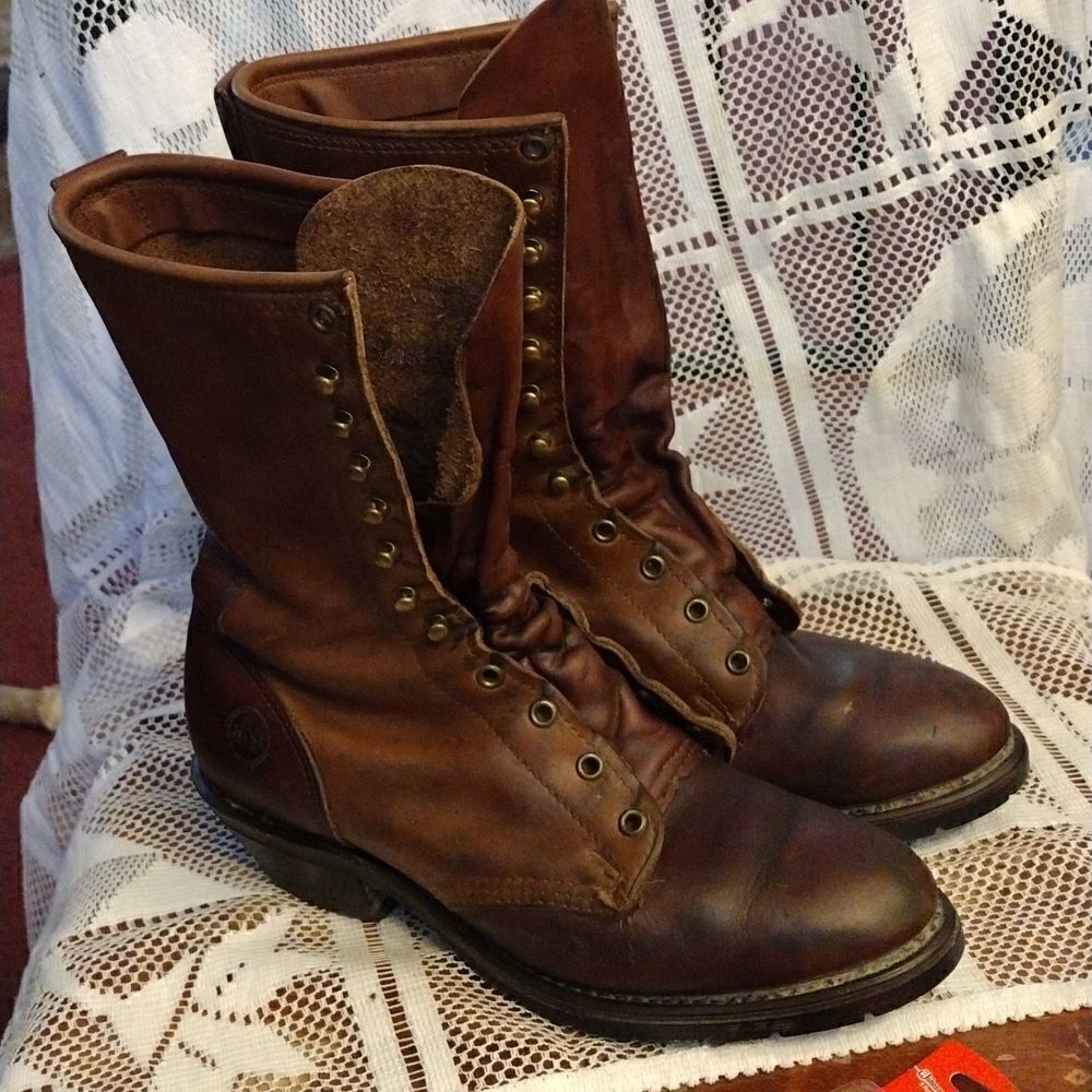 Vintage Double H smoke jumpers boots